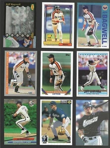 JEFF BAGWELL oddball Lot (9) Vintage 1990s Baseball Cards Houston Astros MLB HOF - Bild 1 von 3