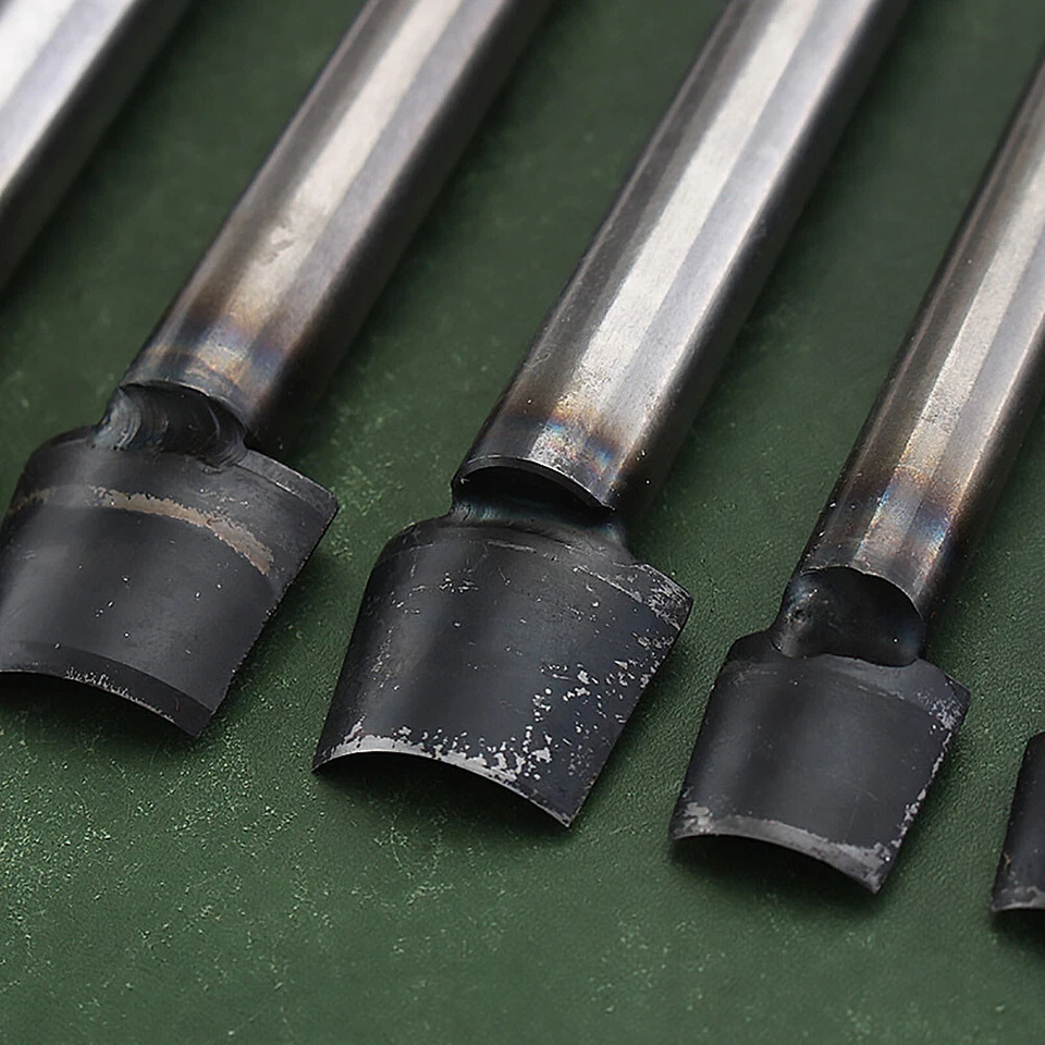 Steel Quarter Round Leather Craft Arc End Cutter Punch Strap Belt Wallet tools - Image 1 of 4