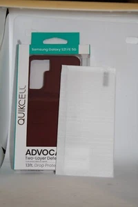 Quikcell Advocate Two-Layer Defense+Kickstand for Samsung Galaxy S21 FE 5GVery B - Picture 1 of 1