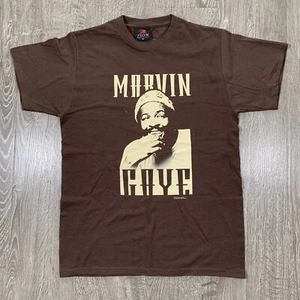 Camiseta vintage 2004 MARVIN GAYE ZION Rootswear marrón, mediana - Imagen 1 de 8