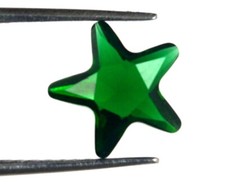 1.40Carat Colombian Green Emerald Star Shape Natural Gemstone AGI Certified