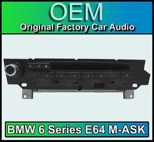 BMW 6 Series E64 M-ASK MK2 BMW 6 Series car stereo, Radio CD player BRAND NEW - Picture 1 of 4