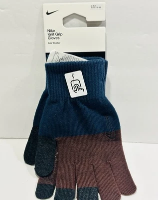 耐克男女通用寒冷天气针织手套-尺寸 L/XLarge — 第 1/4 张图片