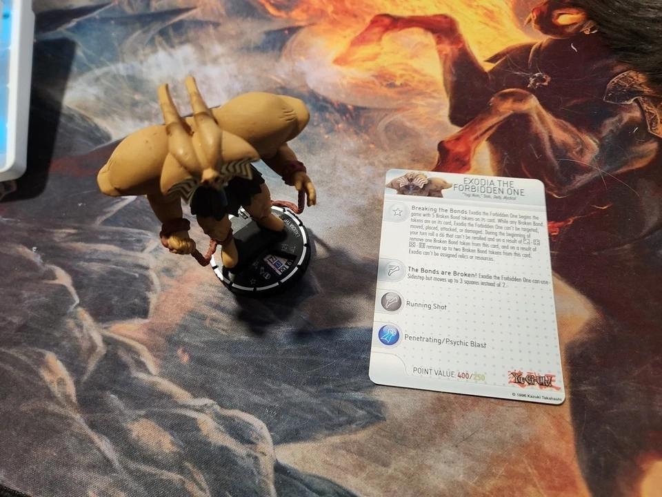 Yu-Gi-Oh! ~ EXODIA THE FORBIDDEN ONE #100 HeroClix rare LE Promo series 3 - Image 1 of 1