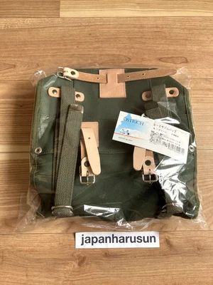 Bolsa de sillín Avestruz S-2 verde 8,2 L bolsa frontal algodón W11,0' × H5,5 × D9,4' Foto 1 de 4