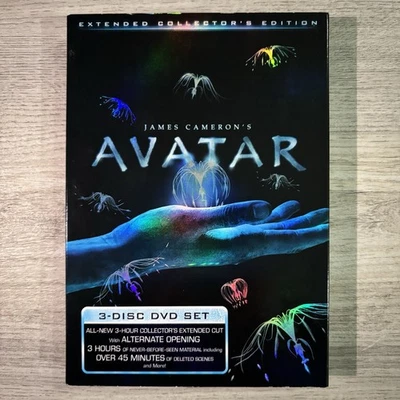 Avatar (3 DVD Set, 2009) Extended Collector's Edition w/Slipcover - Image 1 of 4