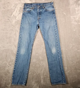 Levi's 501XX Jeans Men's 32X34 Blue Button Fly Straight Leg - Picture 1 of 14