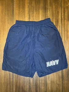 US Navy PT Shorts Herren Small Navy Blau Physical Fitness Uniform Trunks - Bild 1 von 5