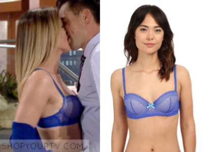 Nuevo Sujetador Betsey Phyllis’s Azul en The Young and the Restless 30C Foto 1 de 4