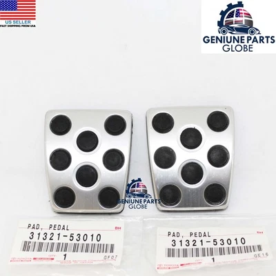 CONJUNTO DE 2 PEDAL DE FREIO E EMBREAGEM ORIGINAL DO FABRICANTE TOYOTA CAMRY CELICA IS250 IS300 MT - Imagem 1 de 4