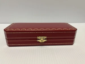 Authentic Cartier Pen Box w/ Gold Accents - Box Only - COST0046 - Picture 1 of 6