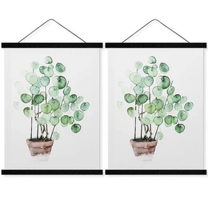 Magnetic Poster Hanger Wooden Poster Hangers, 17 Inch, Extra Strong Magnets, ... - Picture 1 of 8