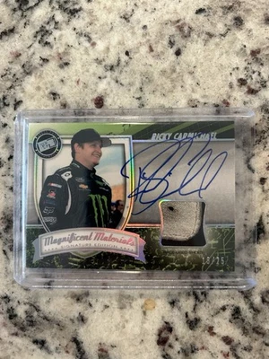 2011 Press Pass Fanfare Magnificent Materials Ricky Carmichael Auto Oakley Shoe - Image 1 of 2