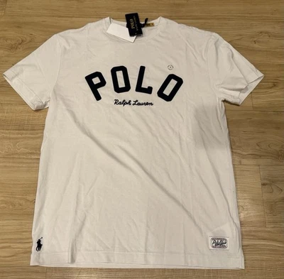 Polo Ralph Lauren Men’s Classic Fit Stitched Logo Pony T-Shirt Beige NWT Small - Image 1 of 4