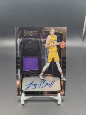 LONZO BALL - 2017 Panini Select RPA /199 Rookie Patch Auto #RJA-LBL - Lakers -RC - Image 1 of 3