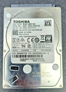 Toshiba MQ01ABD100 1TB 5400 RPM 2.5" Laptop HDD - Picture 1 of 4