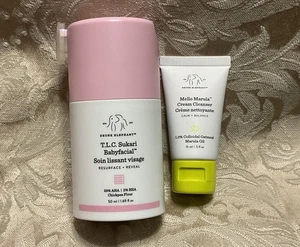 Drunk Elephant T.L.C. Sukari Babyfacial - 50ml/1.69 oz & Mello MARULA Cleanser - Picture 1 of 3