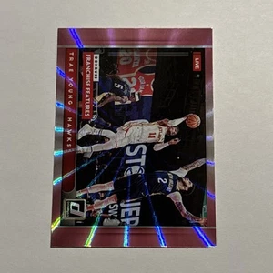 Trae Young 2021-22 Donruss Franchise Features Pink Holo Laser Insert #3 Hawks - Picture 1 of 2