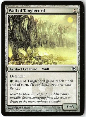 Wall of Tanglecord 222 Common Scars of Mirrodin MP MTG - Image 1 of 2
