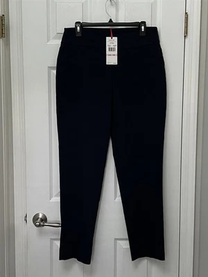 NWT Ruby Rd. Size 10 x 30" Navy Blue Casual Pull On Pants MSRP $44 - Image 1 of 4