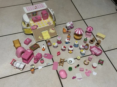 Hello Kitty Van Camping Avec Figurines Figures Sanrio 2011￼ - Photo 1/4