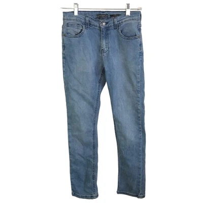 Guess Jeans Girl's Size 12 Slim Fit Medium Wash Adjustable Jeans Button Zip - Image 1 of 4