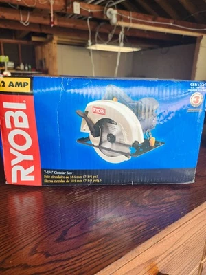 Ryobi 12 Amp 7 1/4" Circular Saw CSB123 Brand New w/ manual and wrench - Image 1 of 3