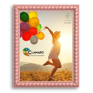 Bilderrahmen Rosa Bubble nach Maß FSC® CLAMARO Holz 20mm - Bild 1 von 1