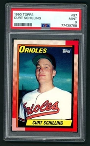1990 Topps Curt Schilling #97 PSA 9 Orioles - Bild 1 von 2