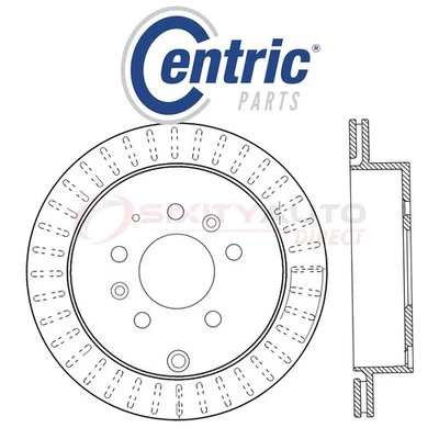 Centric C-TEK Disc Brake Rotor for 1993-2006 Mazda MPV 2.6L 3.0L L4 V6 - Kit vq - Изображение 1 из 4