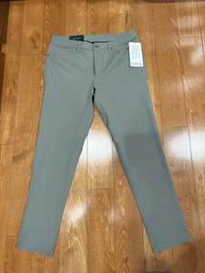 Lululemon ABC Slim-Fit 5 Pocket Pant 32"L Warpstreme Grey Sage NWT - Picture 1 of 12