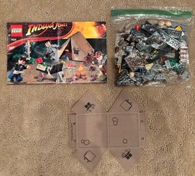 LEGO Indiana Jones Jungle Duel 7624 Complete Set & Instructions