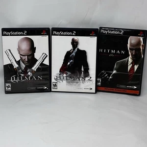 Hitman Trilogy (Sony PlayStation 2, 2007) CIB Complete Manuals Bonus Disk - Picture 1 of 11