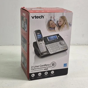 VTech 2-Leitungen Schnurloses Telefon Anrufbeantworter Dual Anruferkennung/Anklopfen DS6151 - Bild 1 von 6