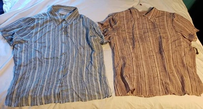 Пара шелковых рубашек Jaclyn Smith XL - Изображение 1 из 4