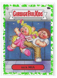 2020 Garbage Pail Kids Late to School Kick Mia 18a GPK Green Puke - Bild 1 von 2