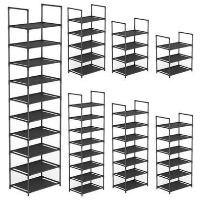 3-10 Tiers Shoe Storage Rack Cabinet Footwear Organizer Slim Narrow Fabric Shelf - Image 1 of 4