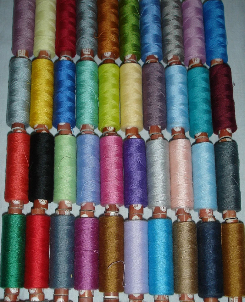 50 NICE COLOURS OF ALL PURPOSE POLYESTER THREAD - Image 1 of 1
