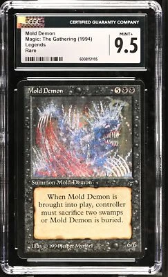 MOLD DEMON Legends Rare Reserved List CGC 9.5 MTG [Nostalgium] - Image 1 of 2