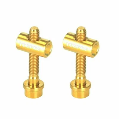 Tija de sillín de bicicleta M5x30/40 mm pernos de aleación de titanio + tuerca de barril y arandela TOOPRE Foto 1 de 4