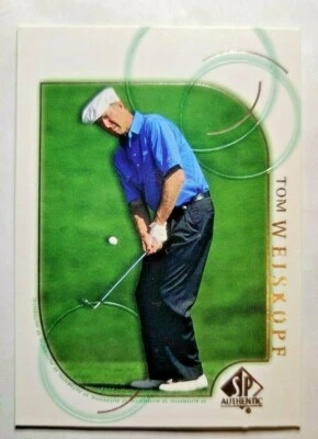 2001 SP Authentic Golf Card #11 Tom Weiskopf - Image 1 of 2