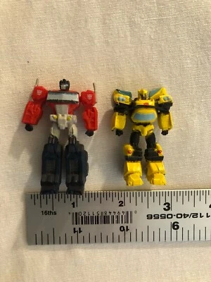 Transformers McDonalds Optimus Prime/Bumblebee Tiny Titans - Image 1 of 2
