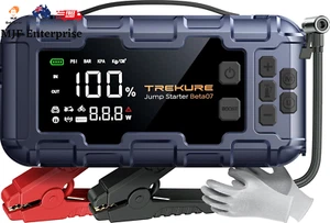 6000A Jump Starter with Air Compressor 160PSI, 45W Charging Car Battery Jump Sta - Picture 1 of 12