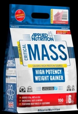 Applied Nutrition Critical Mass Weight Gainer ORIGINAL Formula 6kg + Free Shaker