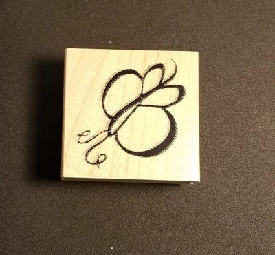 КЛУБ БАБОЧЕК ЛОМ Ограниченный Выпуск Рукоделие Дерево РЕЗИНОВЫЙ ШТАМП - Изображение 1 из 3