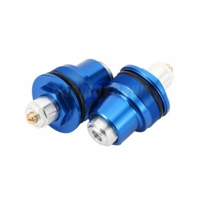 Cubiertas de pernos de horquilla de precarga tapones para Kawasaki ZX600 Ninja ZX-6R 2000-2002 Foto 1 de 4