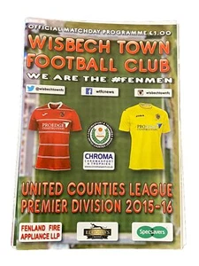 WISBECH TOWN V KEMPSTON ROVER - UNITED COUNTIES LEAGUE - 26.9.2015 - Bild 1 von 1