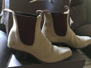 RM Williams Pale Sand Desert Kip Santa Fe boots size 9g - Picture 1 of 7