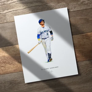 Ryan Braun Milwaukee Brewers Baseball 8x10 Print Poster Art Illustrated - Picture 1 of 10