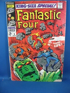 FANTASTIC FOUR KING SIZE ESPECIAL 6 F G EN MUY BUENA CONDICIÓN 1968 MARVEL PRIMER ANIVERSARIO - Imagen 1 de 2